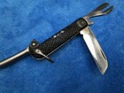 Original Vintage British Navy Sailor Folding Knife Rope Blade Marlin Spike