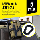 Mission Automotive Jerry Can Gaskets - 5 Pack Gas Can Spout Replacement For 20 L
