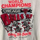 Vintage 1992 Rare Chicago Bulls Stars Champions T-shirt  White  Large