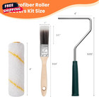 Microfiber Paint Roller Covers Set  26 Pack  4 Inch For All Paints And Stains
