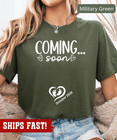 Pregnancy Announcement Shirt  Baby Reveal Shirt  Baby Shower Shirt  Coming Soon
