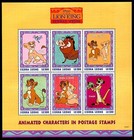 Sierra Leone 2124-2127 Disney Characters The Lion King Simba s Pride 1998 X14628