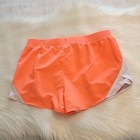 Under Armour Girls Shorts Large 28x2 5 Orange Running Athletic Activewear