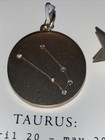 Vintage Horoscope Astrological Star Constellation Zodiac Sign Charms Taurus       