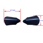 Ink Black Acrylic Hand Guards Wind Deflector Shield For Harley Fxbb Fxfb Fxlr  