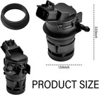 Windshield Washer Pump single Hole Washer Fluid Pump Replacement Oem 85330-60190