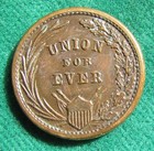 1863 First In War First In Peace Soldier On Horse Patriotic Civil War Token