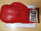 Muhammad Ali Signed Autographed Red Everlast Boxing Glove Bas  ab91012 Inscribed