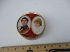 Vtg Commemorative Royal Wedding Tin Prince Charles Princess Diana 1981 Sk Sweet
