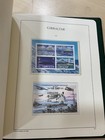 Gibraltar Stamps  1886 - 1995  Pre Printed Light House Album  Mnh  Qv On   220