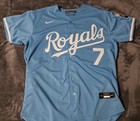 U s  Shipping 4 Day  Large Bobby Witt Jr Kansas City Royals Stitched Jersey 7