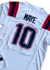       tariffs    Free  Youth s Patriots  10 Drake Maye Fuse White Sewn Stitched Jersey