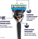 Gillette Fusion 5 Proglide Chill Razor Blade Refills - 4 Cartridges A6