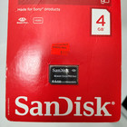 Sandisk Memory Stick Pro Duo 4 Gb Multi-use Card  Made For Sony Sealed 2010