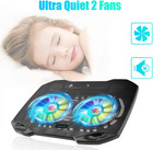 Laptop Cooling Pad  Gaming Laptop Cooler With 2 Quiet Big Fans  Rgb 7 Color Ligh
