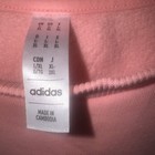 Women Adidas Essentials 3-stripes Oversized Fleece Sweatshirt Pink Size L xl