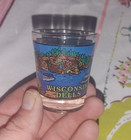 Vintage Wisconsin Dells Shot Glass Travel Vacation Souvenir