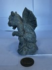 Small Gray Stone-look Winged Gargoyle Figurine Statue Fantasy Decor