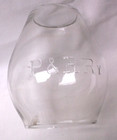 P   R Ry Philadelphia And Reading Railroad Lantern Globe