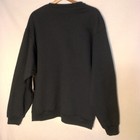 Ugly Christmas Sweater Sweatshirt L Jerzees Crew Neck Poinsettia Santa Reindeer