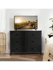 Sweetcrispy 6 Drawers Dresser For Bedroom  Kidsroom Furniture  Small Chest Tower