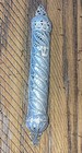Vintage Filigree Sterling Silver Mezuzah Cover W parchment 9 25   10g Israel