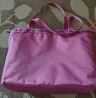 Under Armour Large Pink Zip Tote Gym   Training Bag With Logo Accent
