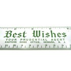 Newark New Jersey Prudential Insurance Agent Christmas Ruler Advertising