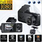 1080p Car Dvr Dash Cam Front   Rear Camera G-sensor Recorder Video Night Vision