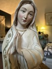11    Vintage Our Lady Of Fatima Statue Virgin Mary Unbreakable Italy Numbered