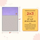 Guineadad Original Liner - Yellow Fleece Guinea Pig Bedding - Reusable 2x3 C c