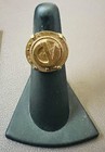 1951 Captain Video Secret Seal Brass Ring Flap Intact With Id Card