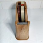 Vintage Mcm Faux plastic  Tape Dispenser  Weighted  Bakelite  1    Tape