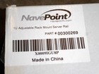 Navepoint Adjustable Rack Mount 1u Server Shelf Rails P n 00300269