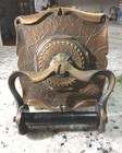 Antique Amerock Carriage House Brass Toilet Paper Holder  Ornate Design