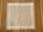 Lot Of 5 Vintage Doerig Appenzell Switzerland Monogrammed Cotton Handkerchiefs