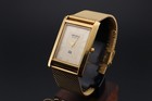 Gold Vintage Seiko Slim Men s Wrist Watch -  free Shipping 