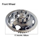 16   Ford E350 e450 2008-2025 Stainless Steel Dual Wheel Simulator Snap On 8 Lug