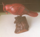 Carved   Painted Wooden   Bird  2