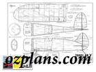 Travel Air R Mystery Ship 47  Ws Printed Rc Model Airplane Plans Templates