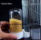 Bird Feeder Water Dispenser Automatic Bird Feeder For Cage  2pcs Bird Feeder And