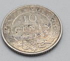 Very Rare- mintage 175 833  1945 C Newfoundland Canada   800  Silver Dime 10c
