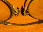 Vintage Streamline Oxford Pince Nez Filigree Folding Eyeglasses 1 10 12 K Gf