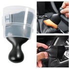 Car Interior Cleaning Brush  Super Soft Car Dust Brush  Car 2 Pack Black