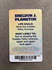 Dave   Buster   s Spongebob Squarepants Coin Pusher Sheldon J Plankton Card