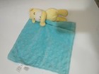 Carter s Child Of Mine Security Baby Blanket Lovey Minky Dot Satin Rattle Blue 