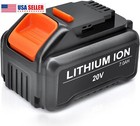 2 Pack 20v 7 0ah Replacement Lithium Ion Battery For Dewalt Dcb204 Dcb205 Dcb200