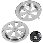2 Pack Bbq Smoker Air Vent Set  Stainless Steel Grill Damper For Adjusting Airfl