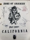 Sons Of Anarchy Pilot Script Signed Charlie Hunnam Katey Sagal Mark Boone Jr Tv