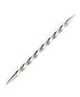 Handmade Sterling Silver Cowboy Toothpick Hat Pin     Twisted Metal Western Decor
